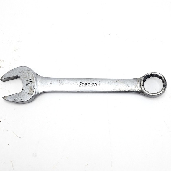 Snap Other - Snap On Wrench 3/4 SAE Vintage USA Combination‎ Open Box End Mechanic Tool